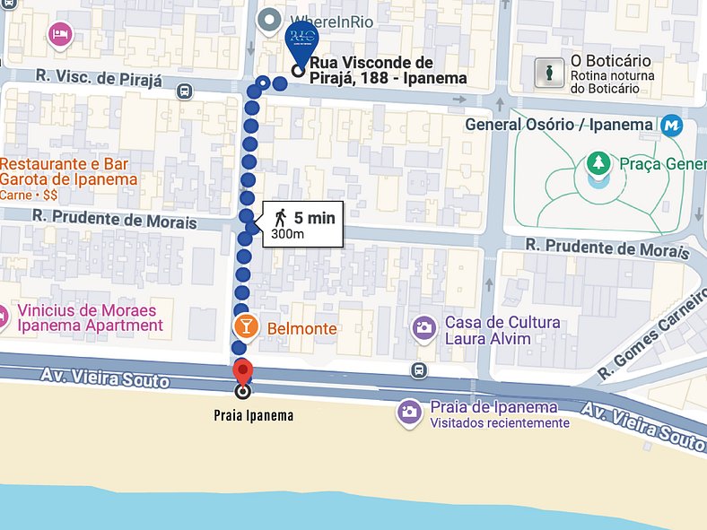 Posto 9, Ipanema 2 quartos com suíte